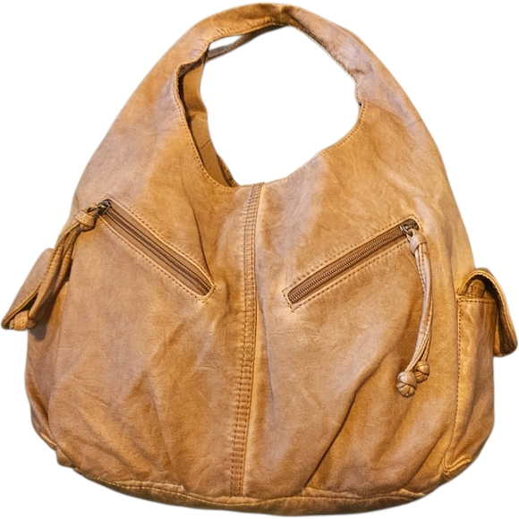 Elegant Tan Hobo Bag - Picture 3 of 15